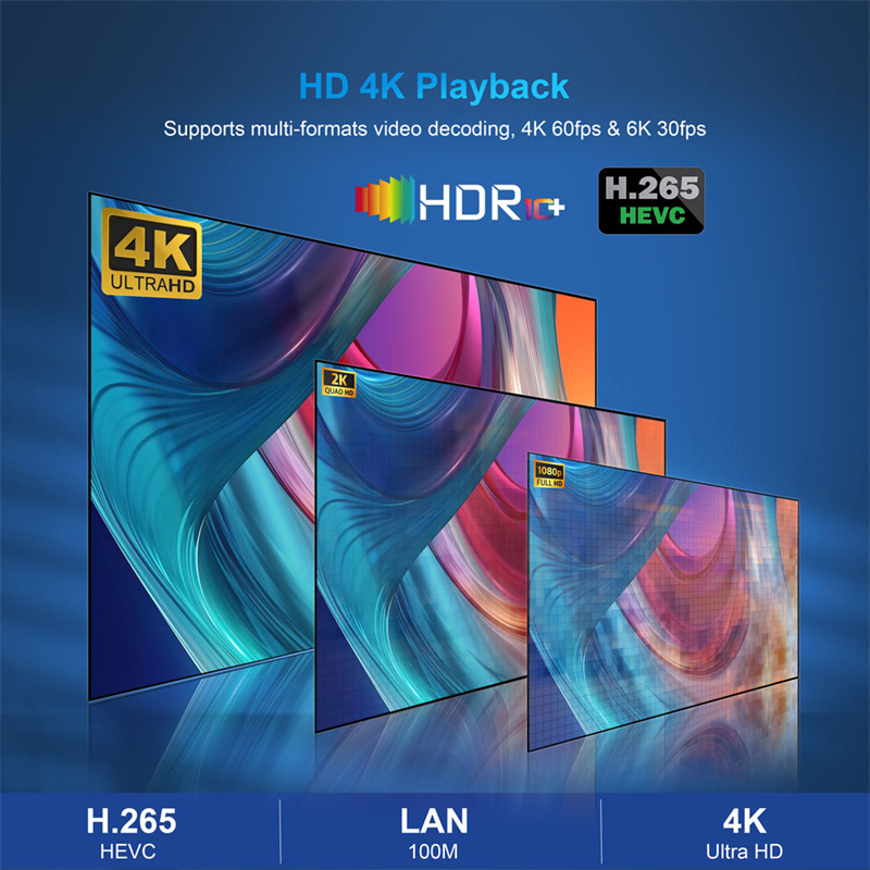 X98H Android 12 OS Set Top Box Allwinner H618 Chip 32GB Tv Box (18)