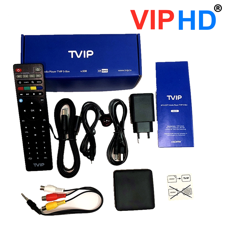 TVIP Liunx Tv Box Tvip530 set top box amlogic s905w media
