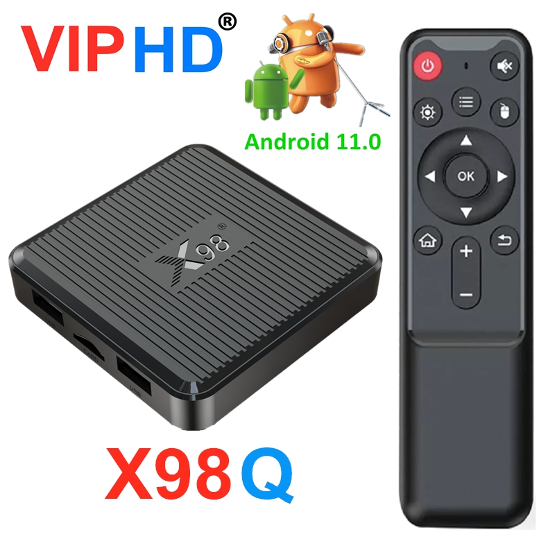 X98Q TV Box Android 11 Amlogic S905W2 Smart TVbox USB AV1 Dual 5G Wifi 4K HDR Media Player Set Top Box (1)