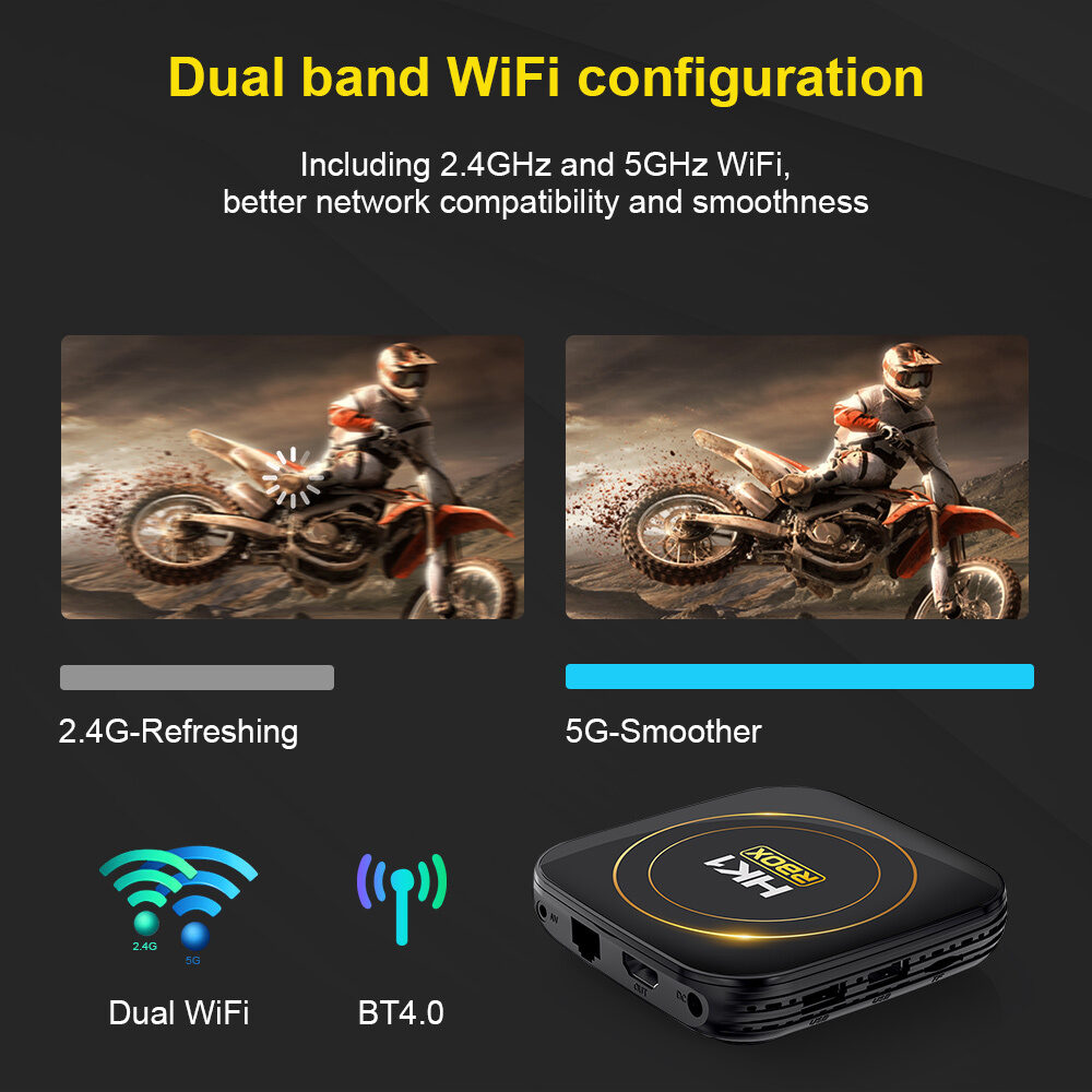 HK1 Rbox H8S Dual band wifi configuration